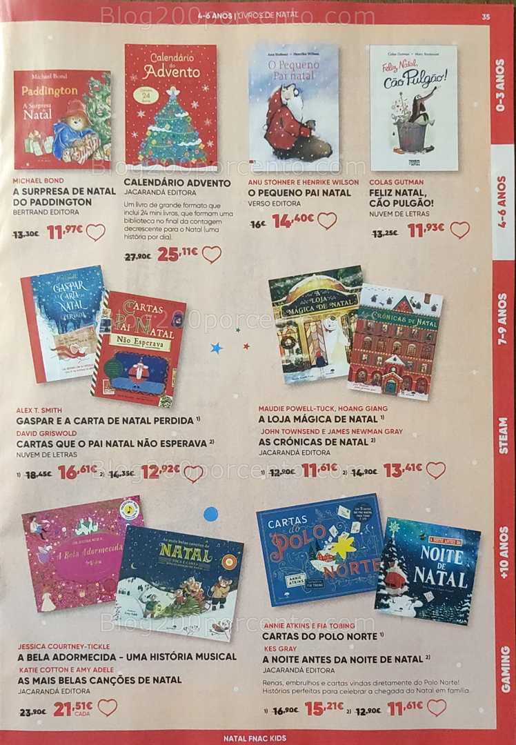 Antevisão Folheto FNAC Natal Promoções até 31 dezembro
