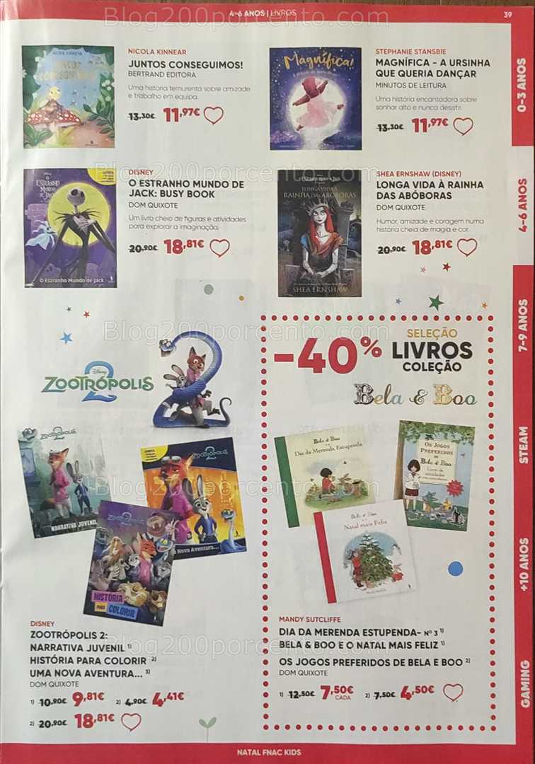 Antevisão Folheto FNAC Natal Promoções até 31 dezembro