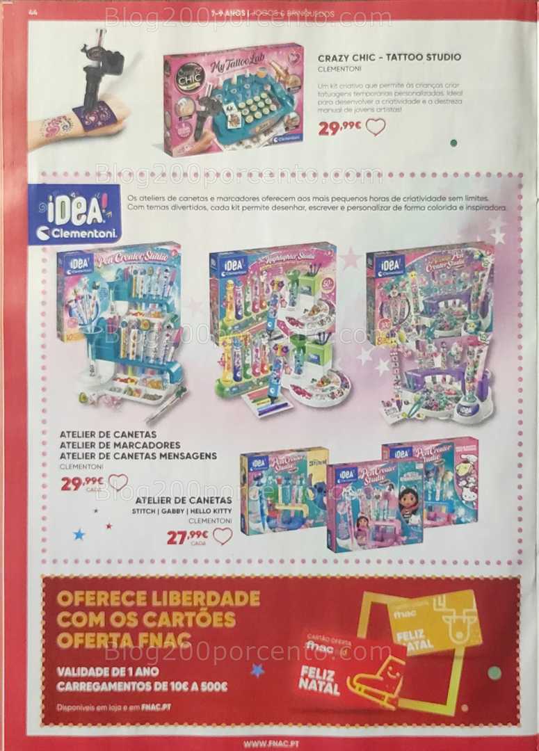Antevisão Folheto FNAC Natal Promoções até 31 dezembro