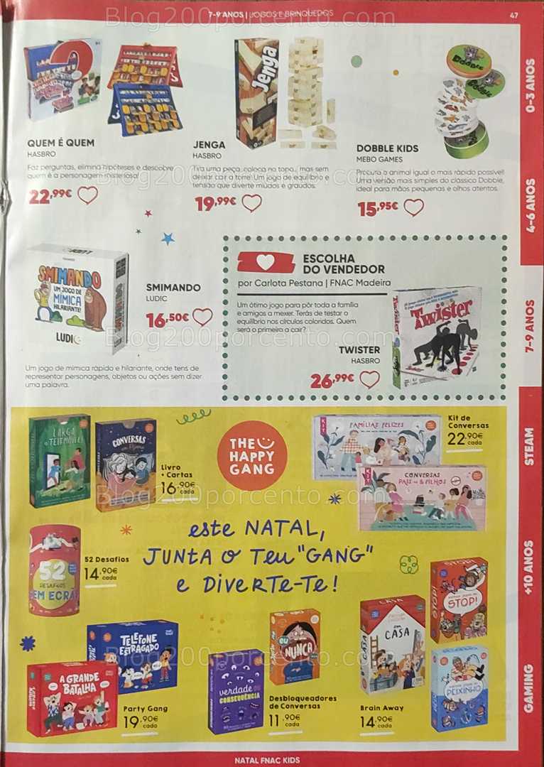 Antevisão Folheto FNAC Natal Promoções até 31 dezembro