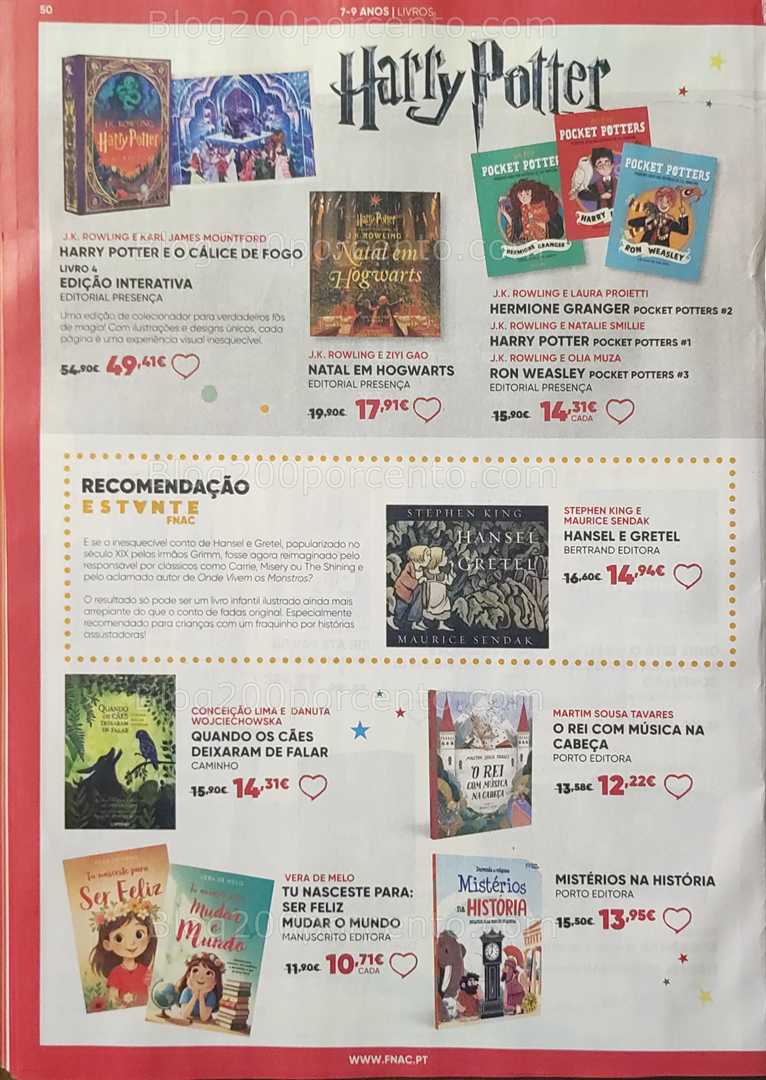 Antevisão Folheto FNAC Natal Promoções até 31 dezembro