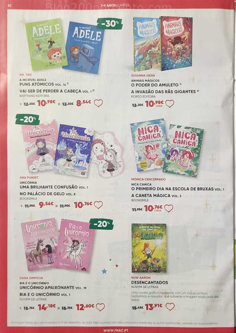 Antevisão Folheto FNAC Natal Promoções até 31 dezembro