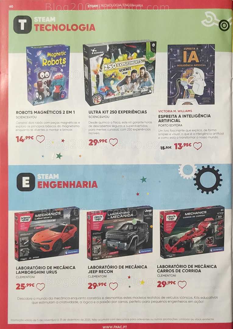 Antevisão Folheto FNAC Natal Promoções até 31 dezembro