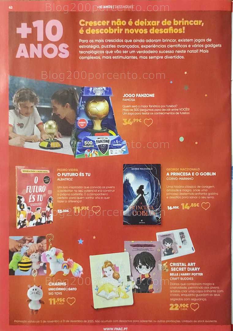 Antevisão Folheto FNAC Natal Promoções até 31 dezembro