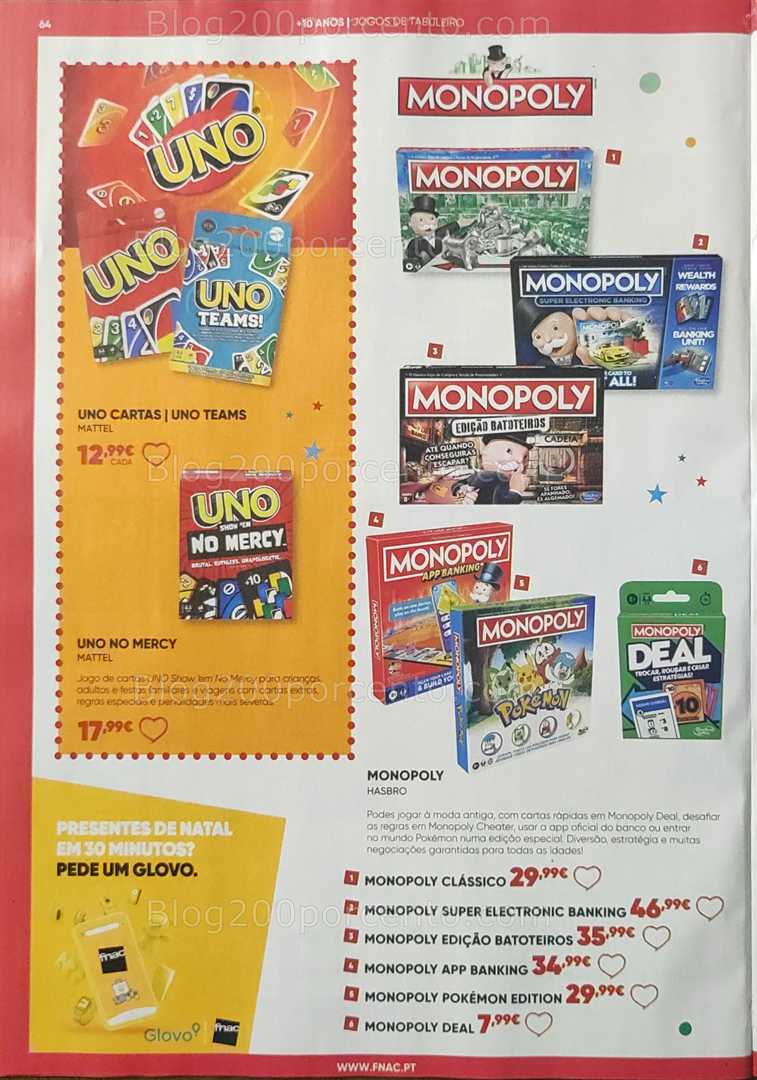 Antevisão Folheto FNAC Natal Promoções até 31 dezembro