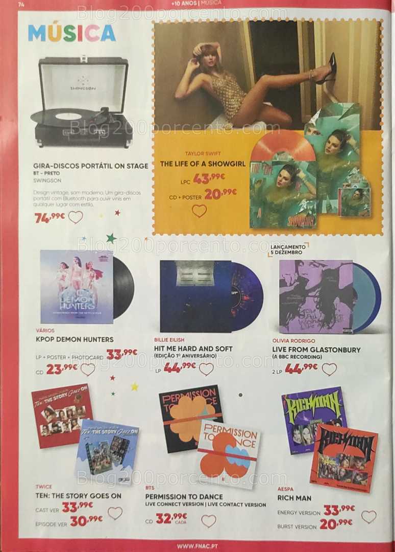 Antevisão Folheto FNAC Natal Promoções até 31 dezembro