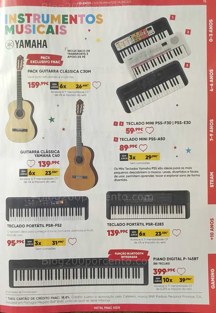 Antevisão Folheto FNAC Natal Promoções até 31 dezembro