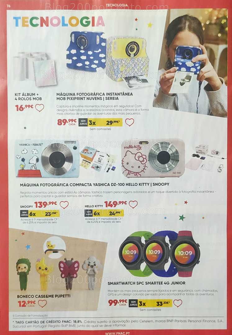 Antevisão Folheto FNAC Natal Promoções até 31 dezembro