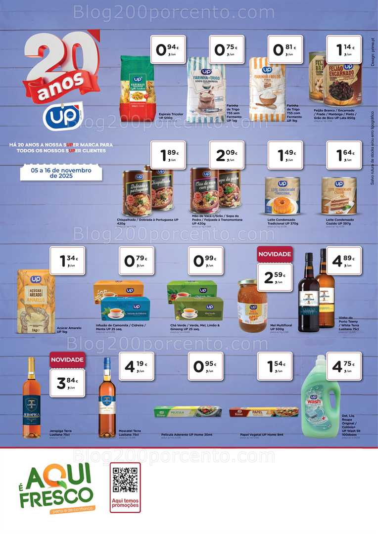 Antevisão Folheto AQUI É FRESCOS Promoções de 5 a 16 novembro