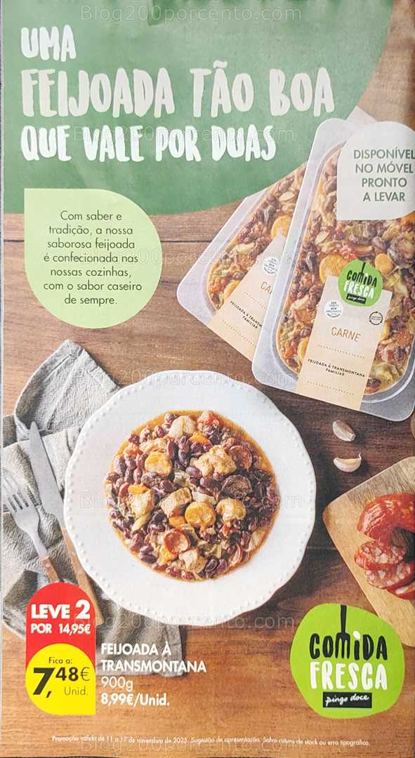 Antevisão Folheto PINGO DOCE Promoções de 11 a 17 novembro