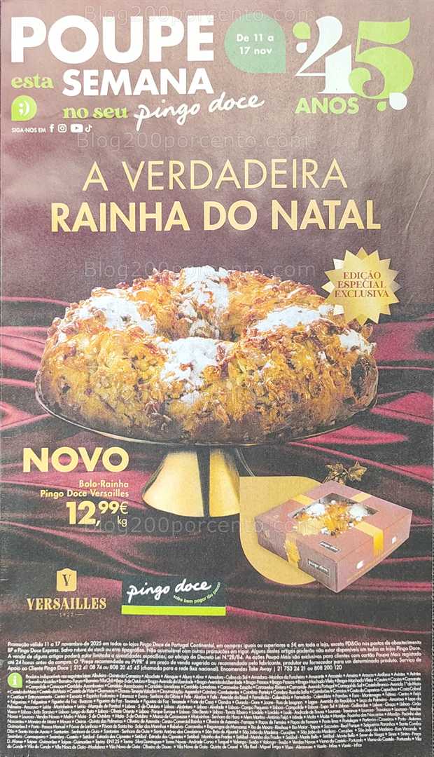 Antevisão Folheto PINGO DOCE Natal Promoções de 11 a 17 novembro