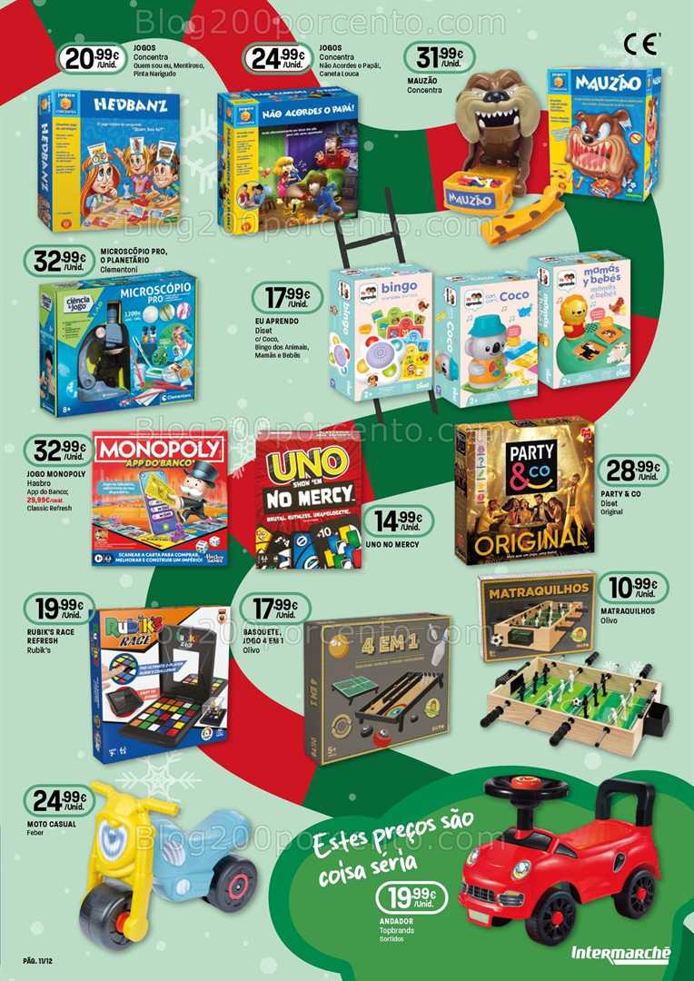 Antevisão Folheto INTERMARCHÉ Brinquedos Natal - 13 novembro a 24 dezembro