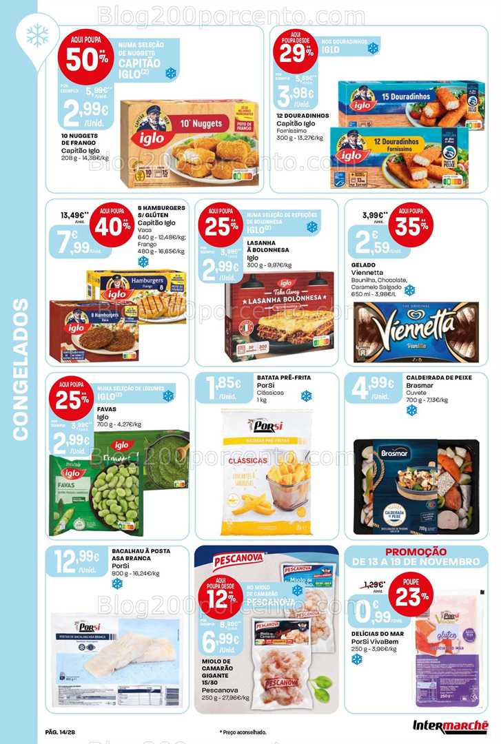 Antevisão Folheto INTERMARCHÉ Contact Promoções de 13 a 19 novembro
