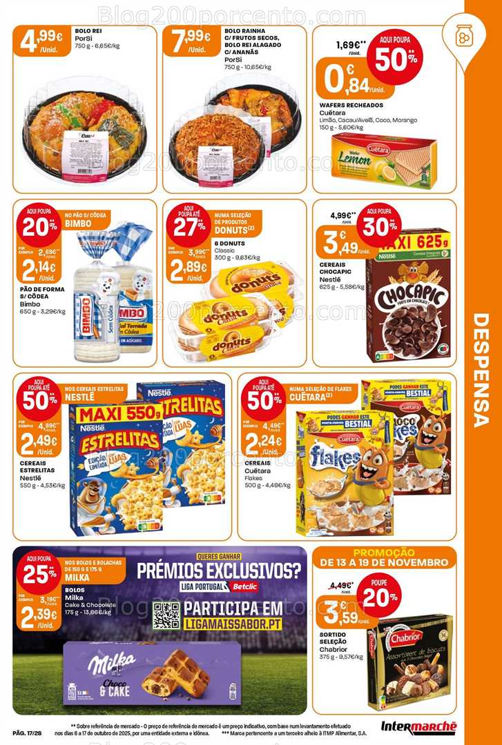 Antevisão Folheto INTERMARCHÉ Contact Promoções de 13 a 19 novembro