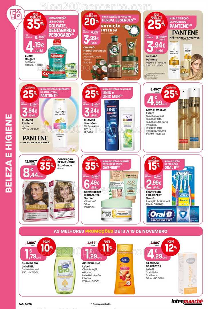 Antevisão Folheto INTERMARCHÉ Contact Promoções de 13 a 19 novembro