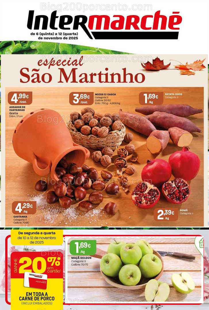 Antevisão Folheto INTERMARCHÉ Contact Promoções de 6 a 12 novembro