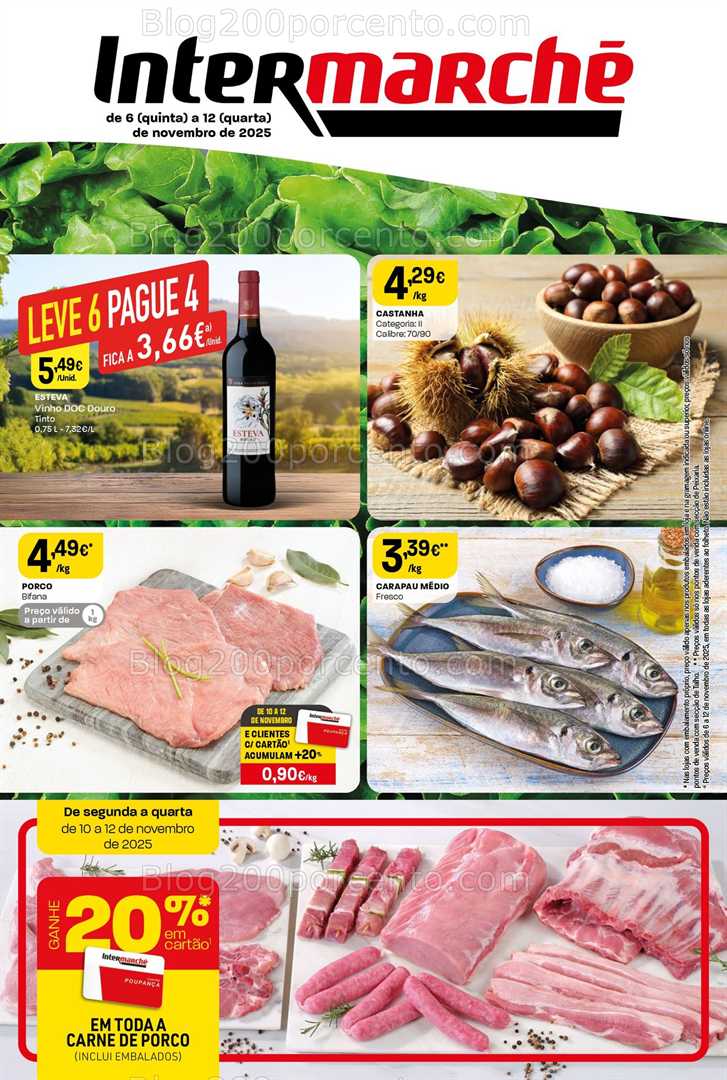 Antevisão Folheto INTERMARCHÉ Contact Promoções de 6 a 12 novembro