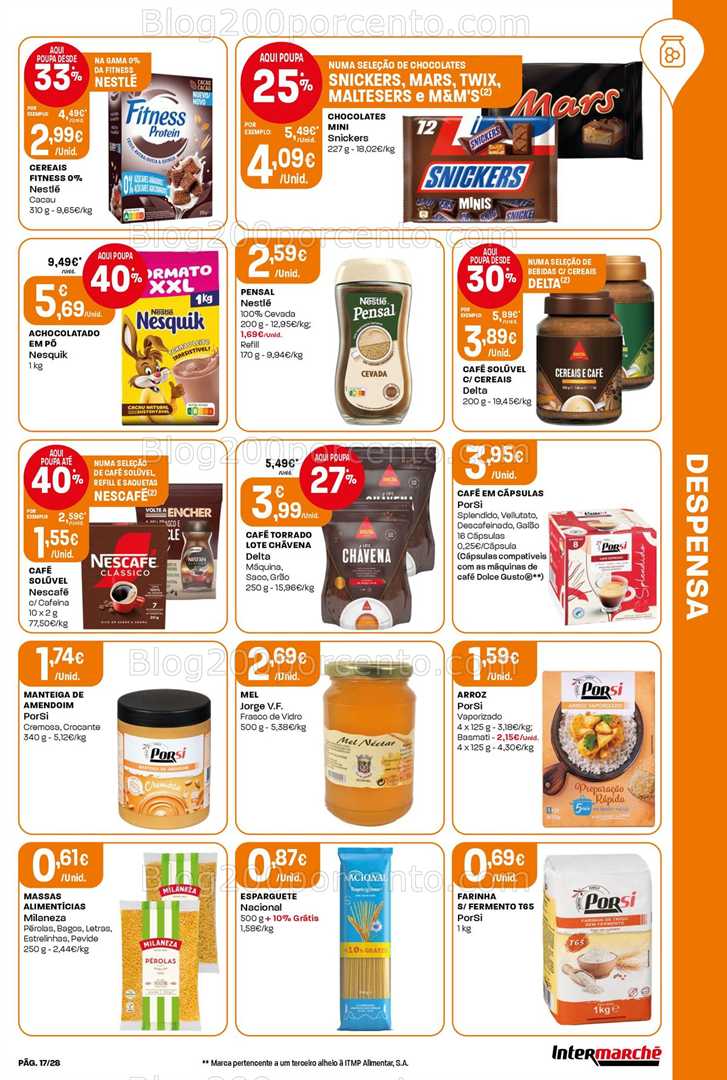 Antevisão Folheto INTERMARCHÉ Contact Promoções de 6 a 12 novembro