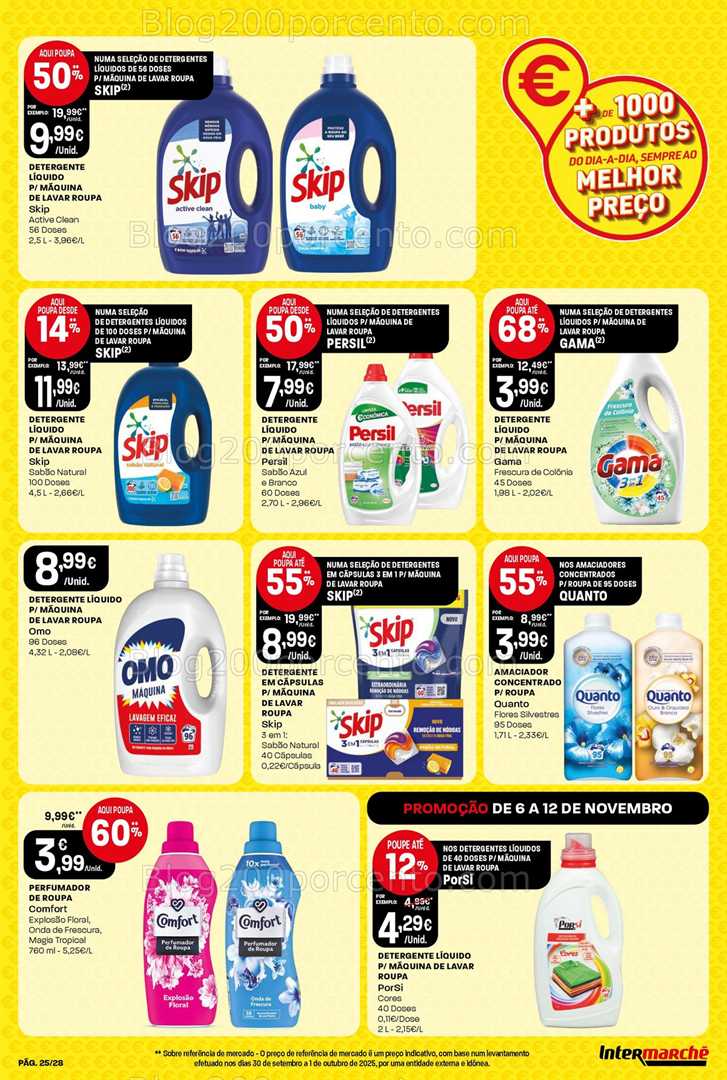Antevisão Folheto INTERMARCHÉ Contact Promoções de 6 a 12 novembro