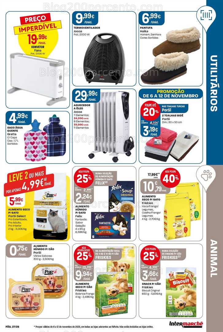 Antevisão Folheto INTERMARCHÉ Contact Promoções de 6 a 12 novembro