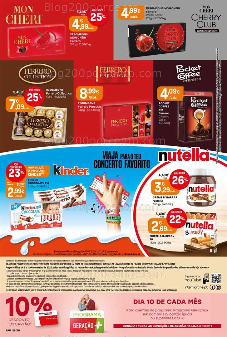 Antevisão Folheto INTERMARCHÉ Contact Promoções de 6 a 12 novembro