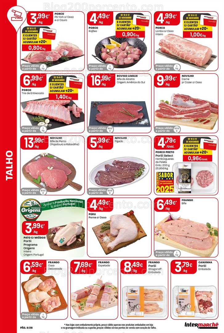 Antevisão Folheto INTERMARCHÉ Contact Promoções de 6 a 12 novembro