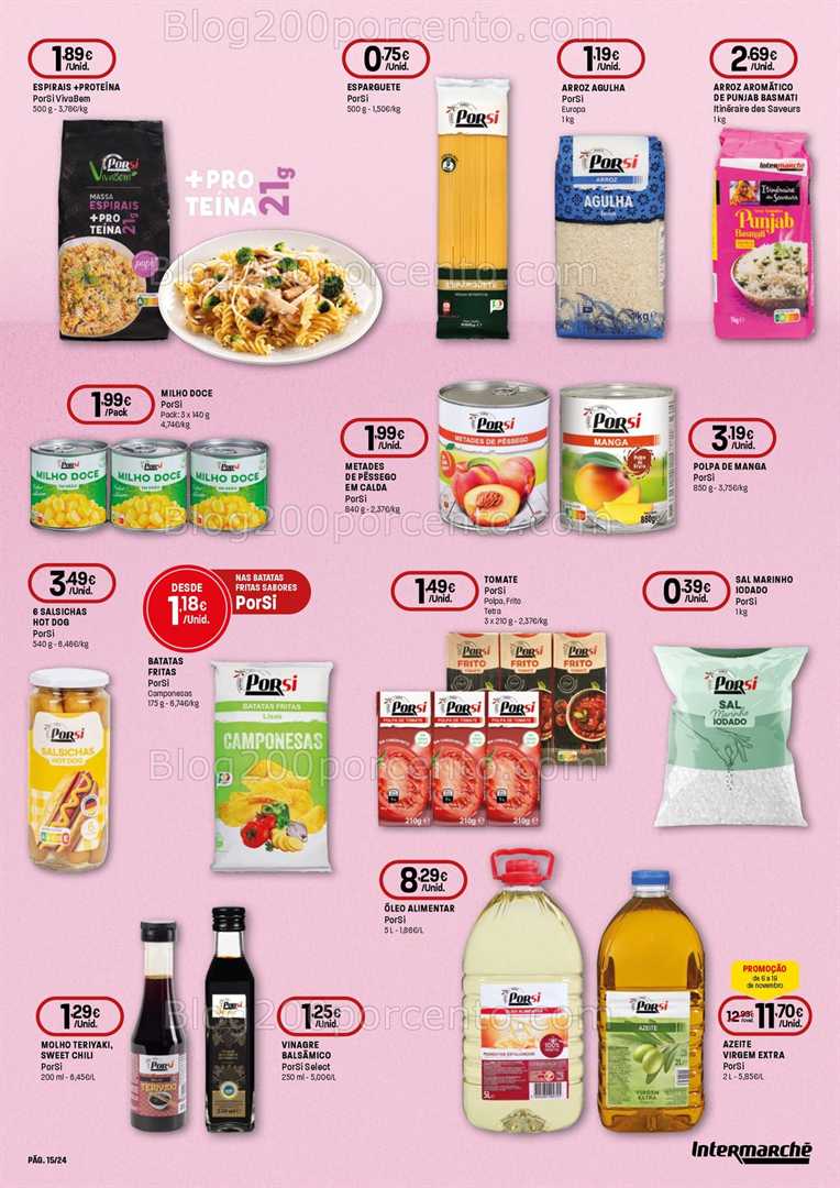 Antevisão Folheto INTERMARCHÉ Marcas Próprias Promoções de 6 a 19 novembro