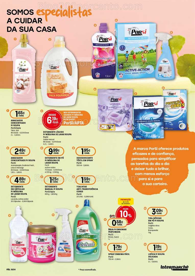 Antevisão Folheto INTERMARCHÉ Marcas Próprias Promoções de 6 a 19 novembro