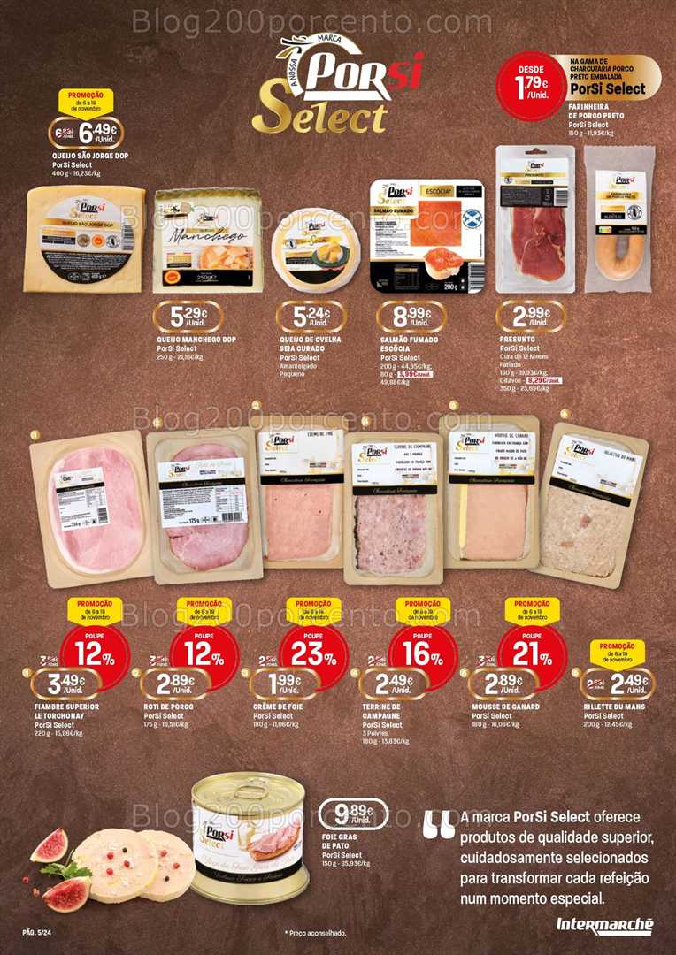 Antevisão Folheto INTERMARCHÉ Marcas Próprias Promoções de 6 a 19 novembro