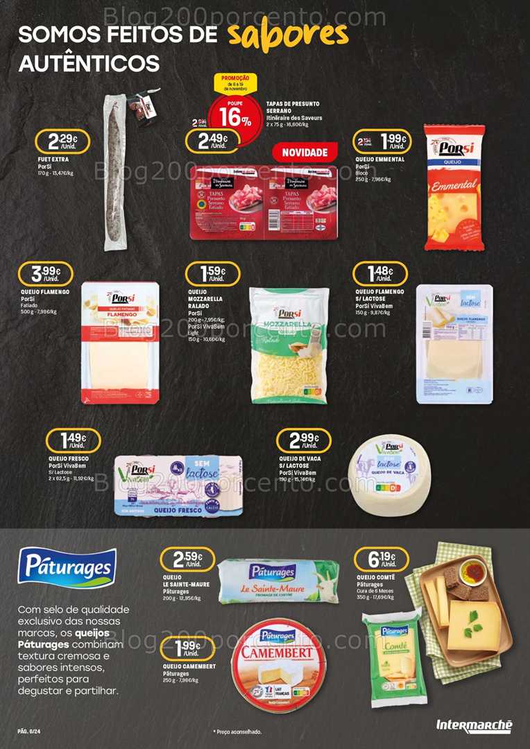 Antevisão Folheto INTERMARCHÉ Marcas Próprias Promoções de 6 a 19 novembro