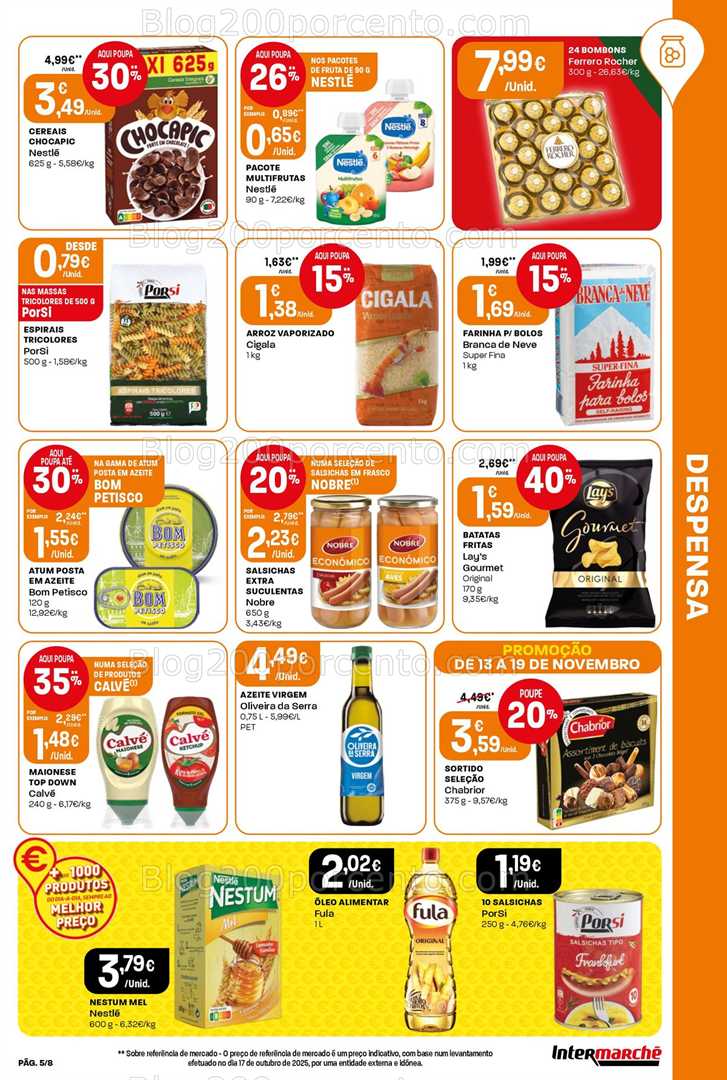Antevisão Folheto INTERMARCHÉ Mini Promoções de 13 a 19 novembro