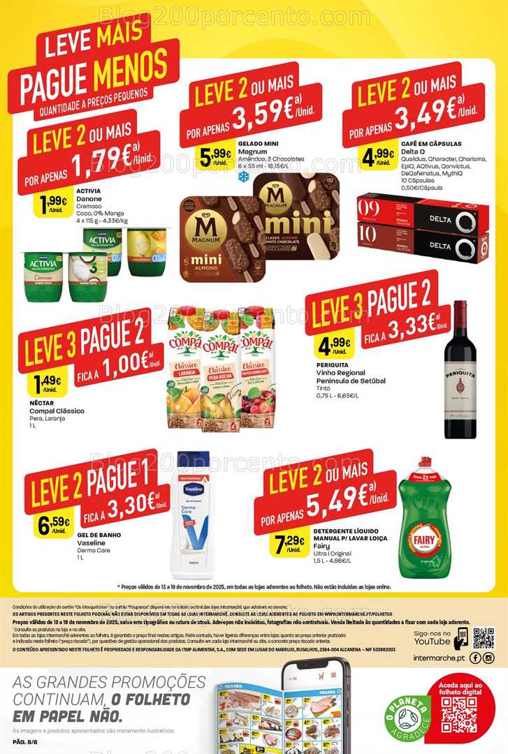 Antevisão Folheto INTERMARCHÉ Mini Promoções de 13 a 19 novembro