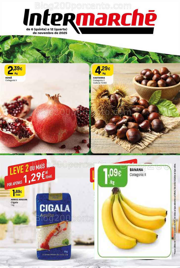 Antevisão Folheto INTERMARCHÉ Mini Promoções de 6 a 12 novembro