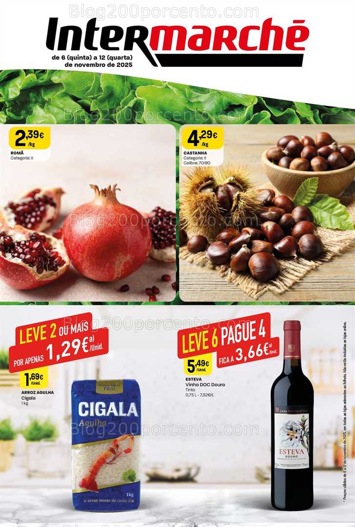Antevisão Folheto INTERMARCHÉ Mini Promoções de 6 a 12 novembro