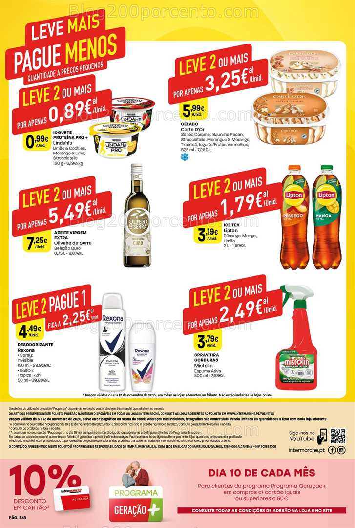 Antevisão Folheto INTERMARCHÉ Mini Promoções de 6 a 12 novembro
