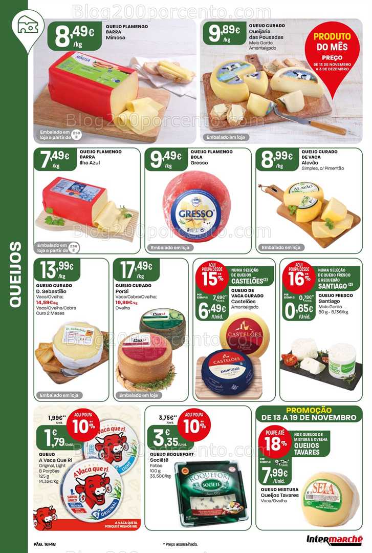 Antevisão Folheto INTERMARCHÉ Super Promoções de 13 a 19 novembro