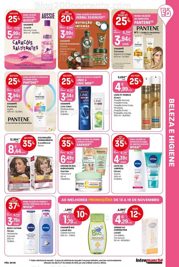 Antevisão Folheto INTERMARCHÉ Super Promoções de 13 a 19 novembro