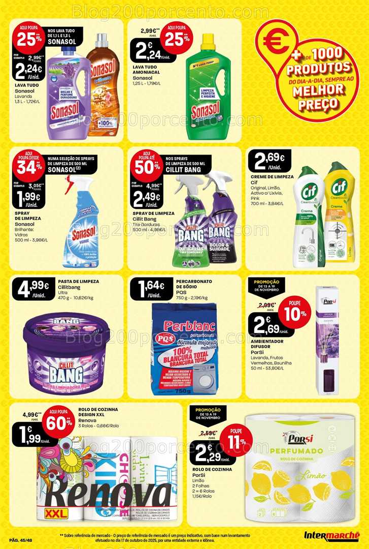 Antevisão Folheto INTERMARCHÉ Super Promoções de 13 a 19 novembro