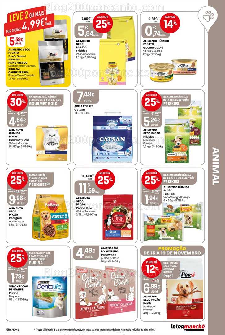 Antevisão Folheto INTERMARCHÉ Super Promoções de 13 a 19 novembro
