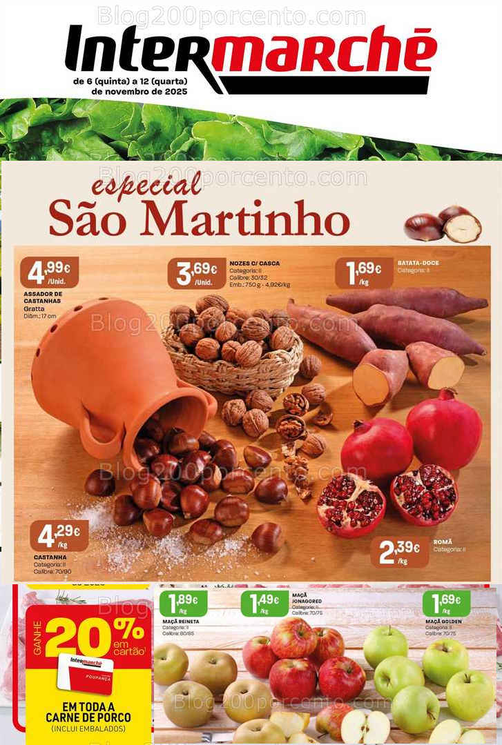 Antevisão Folheto INTERMARCHÉ Super Promoções de 6 a 12 novembro