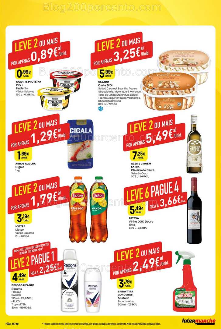 Antevisão Folheto INTERMARCHÉ Super Promoções de 6 a 12 novembro