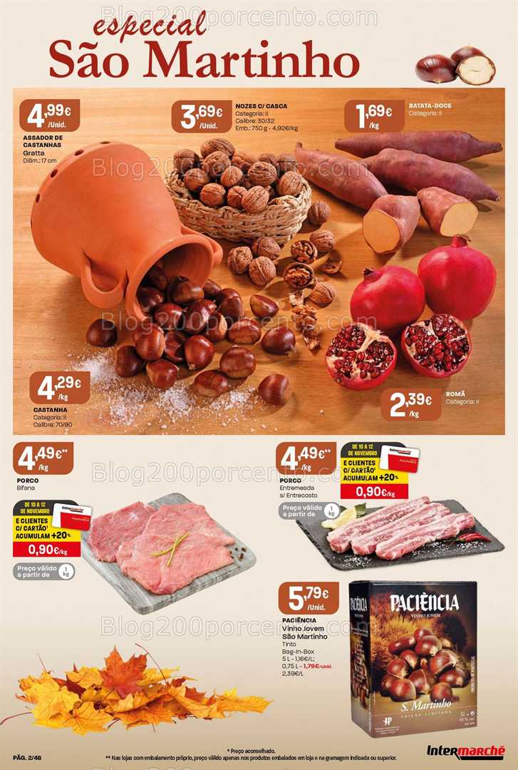 Antevisão Folheto INTERMARCHÉ Super Promoções de 6 a 12 novembro