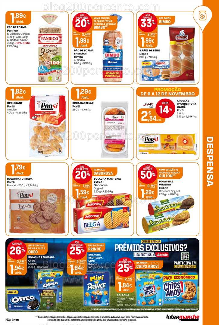 Antevisão Folheto INTERMARCHÉ Super Promoções de 6 a 12 novembro