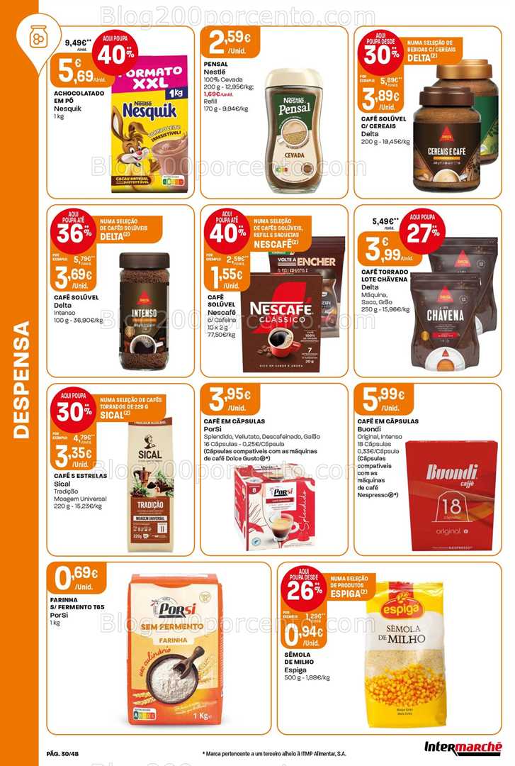 Antevisão Folheto INTERMARCHÉ Super Promoções de 6 a 12 novembro