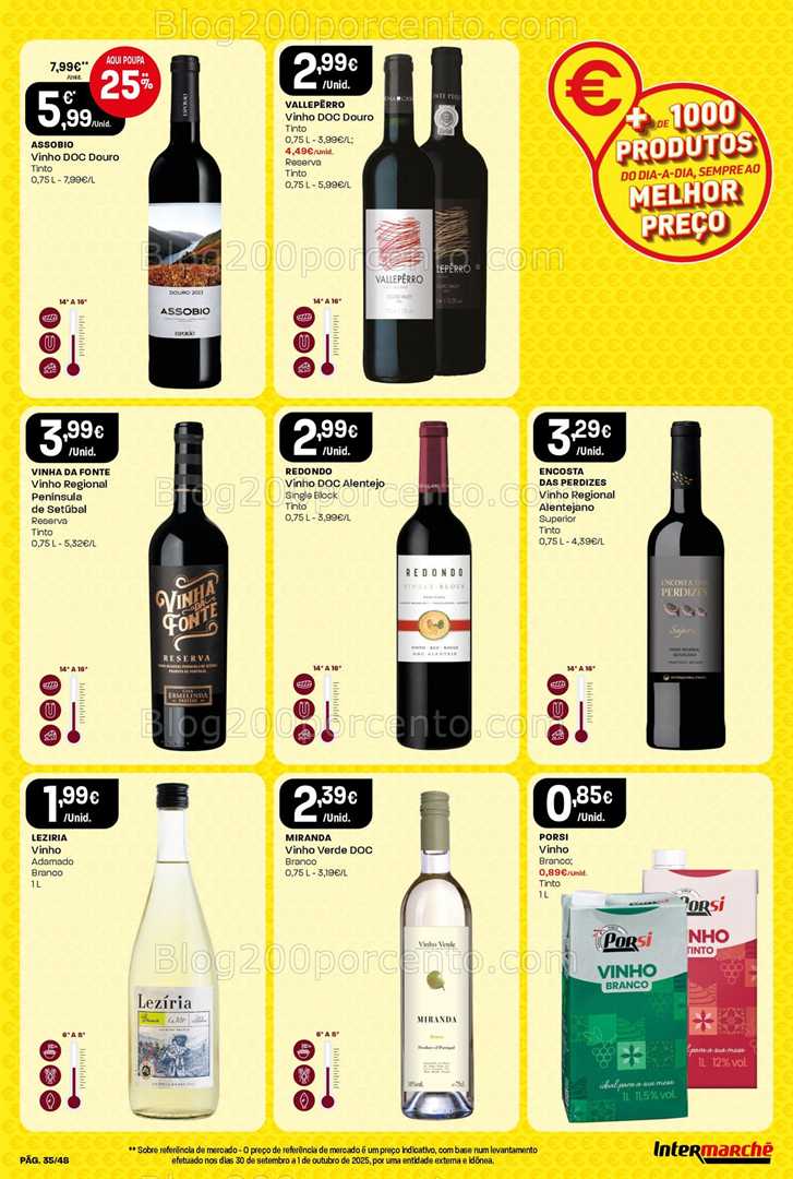Antevisão Folheto INTERMARCHÉ Super Promoções de 6 a 12 novembro
