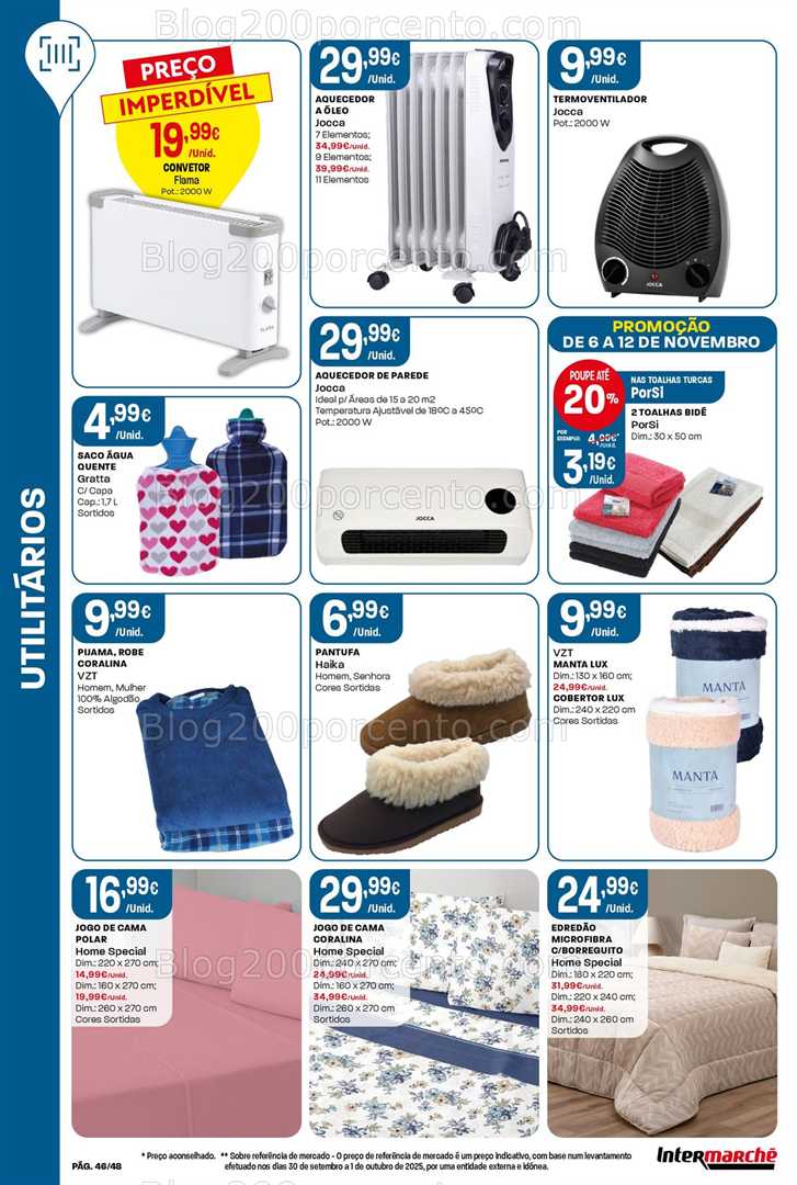 Antevisão Folheto INTERMARCHÉ Super Promoções de 6 a 12 novembro