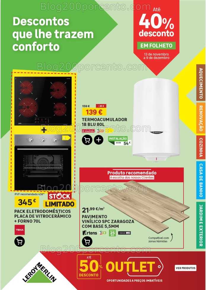 Antevisão Folheto LEROY MERLIN Promoções de 13 novembro a 9 dezembro