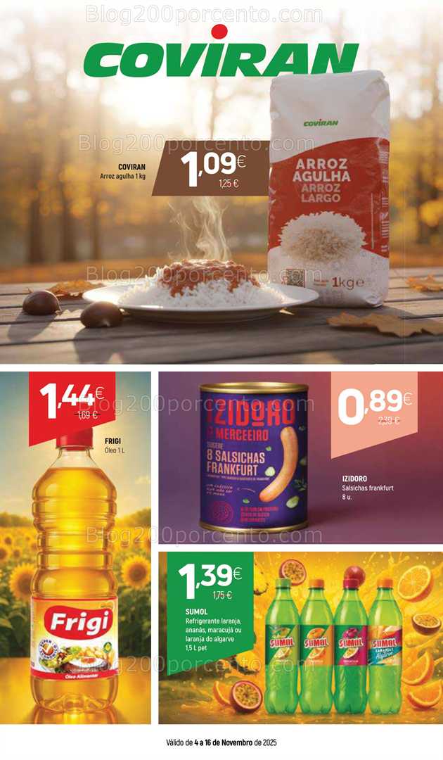 Antevisão Folheto COVIRAN Promoções de 4 a 16 novembro