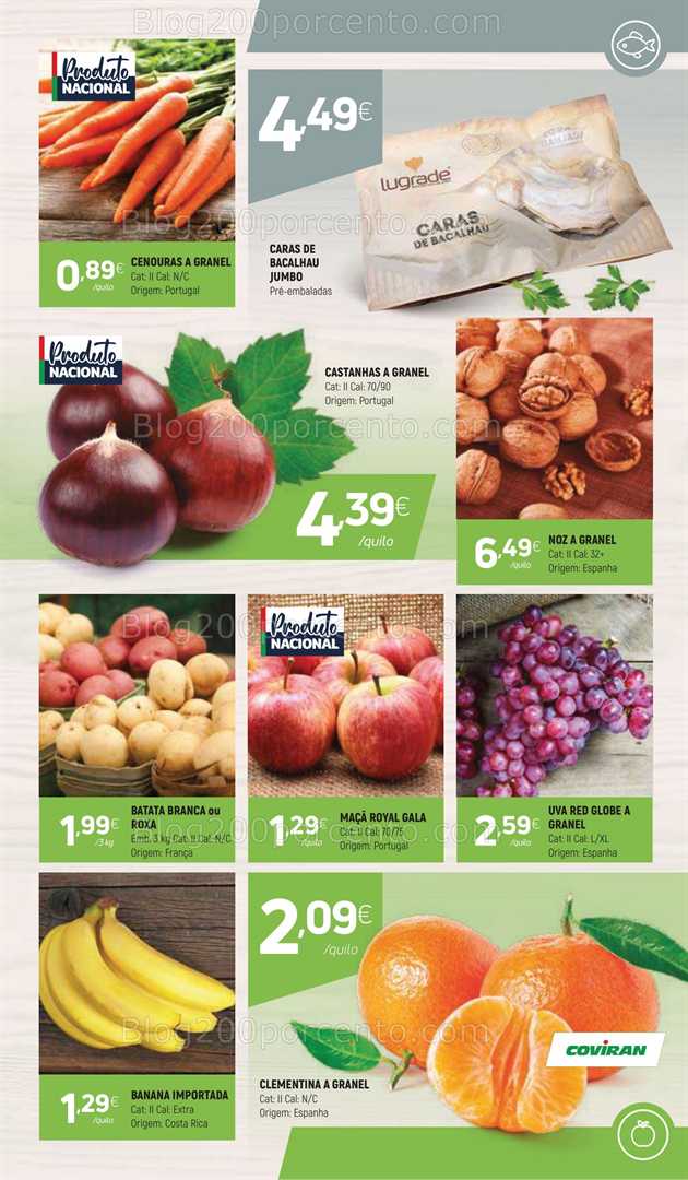 Antevisão Folheto COVIRAN Promoções de 4 a 16 novembro