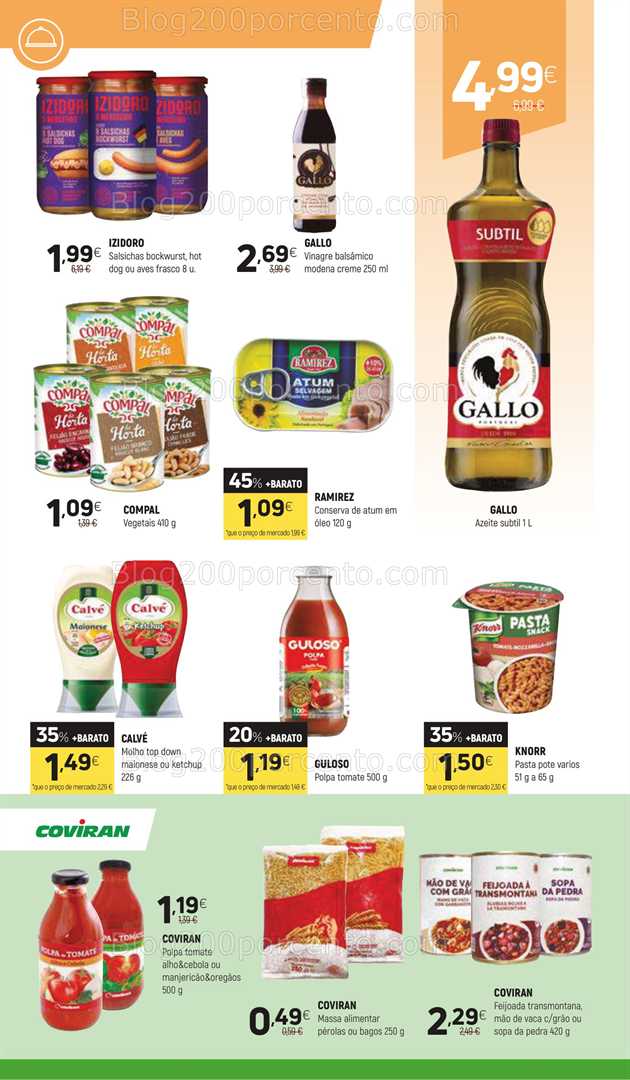 Antevisão Folheto COVIRAN Promoções de 4 a 16 novembro